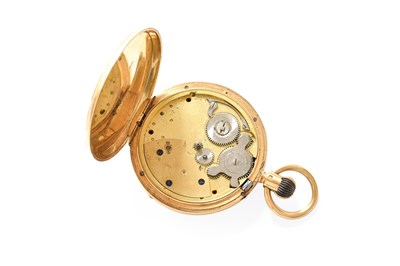 Lot 284 - An 18 Carat Gold Full Hunter Pocket Watch,...