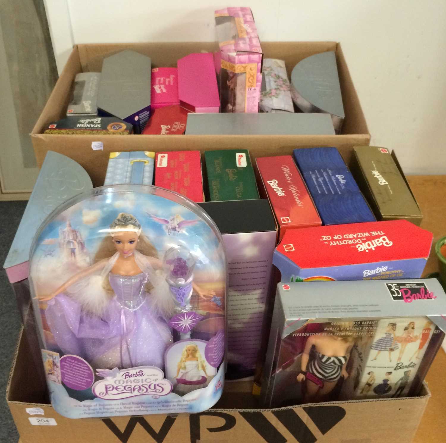 Lot 204 - Assorted Barbie Collaboration Dolls in...