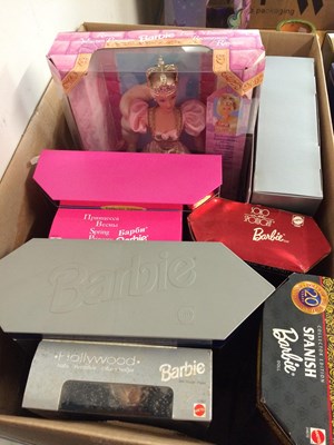 Lot 204 - Assorted Barbie Collaboration Dolls in...
