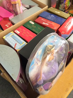 Lot 204 - Assorted Barbie Collaboration Dolls in...