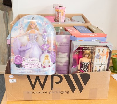 Lot 204 - Assorted Barbie Collaboration Dolls in...