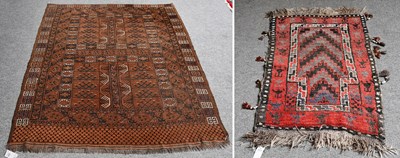 Lot 356 - Afghan Turkmen Ensi, the quartered field with...