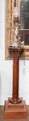 Lot 589 - 19th Century Mahogany Pedestal, with stepped...