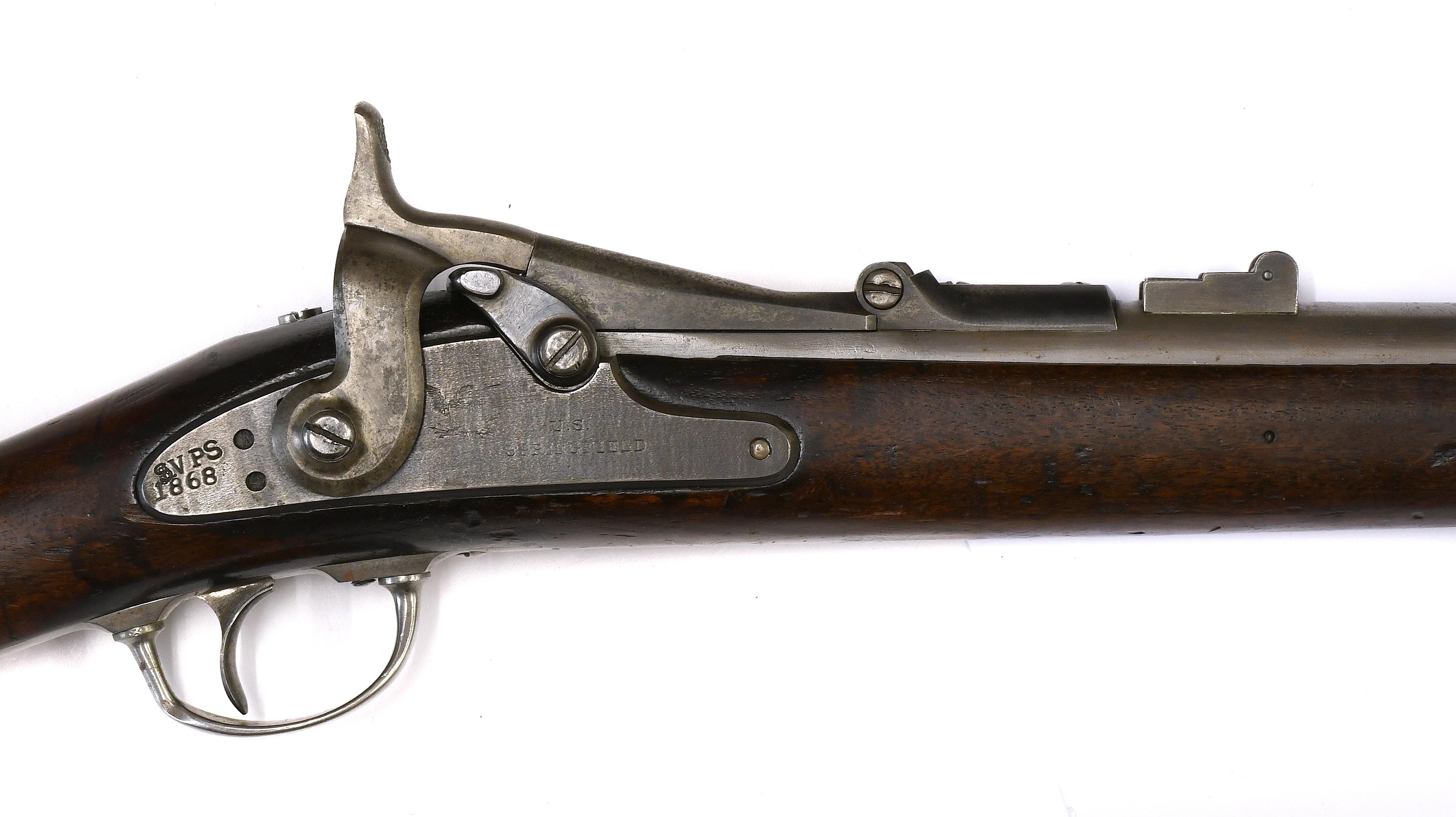 Lot 359 - A Springfield M1866 Trapdoor Short Rifle,