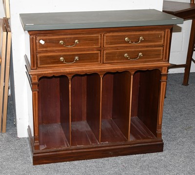Lot 590 - A 19th Century Inlaid Mahogany Cabinet, with...