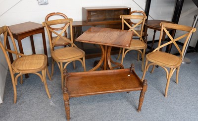 Lot 592 - A Small Group of 20th Century Furniture,...