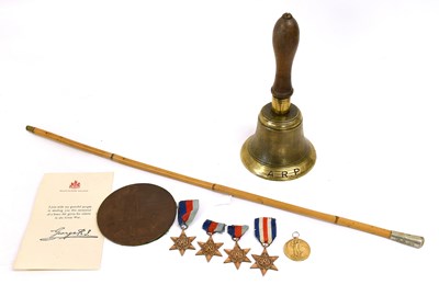 Lot 45 - A Memorial Plaque, awarded to JAMES LAWTON, in...