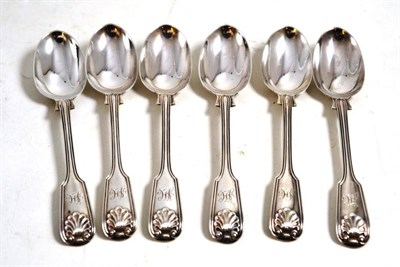 Lot 23 - Six Victorian silver teaspoons
