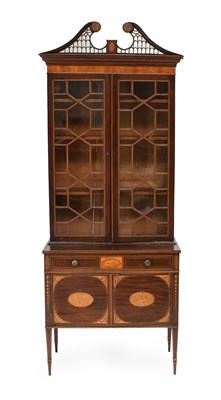Lot 505 - A George III Mahogany, Satinwood-Banded and...