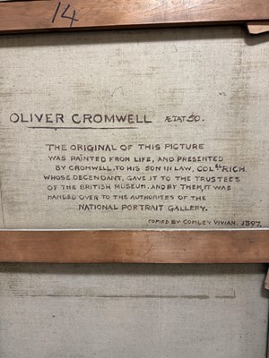 Lot 1066 - After Robert Walker (1599-1658) Oliver...