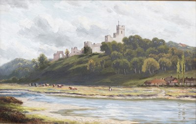 Lot 444 - Richard William Halfknight "Walkworth Castle"...