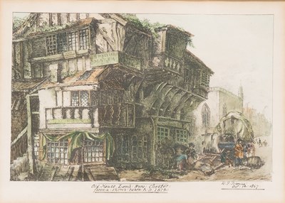Lot 466 - Edwin Earp (1851-1945) Continental lakescene...