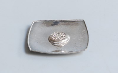 Lot 69 - A George V Silver and Enamel Dish, by Omar...
