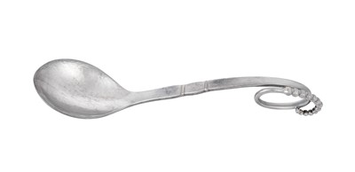 Lot A Danish Silver Serving-Spoon