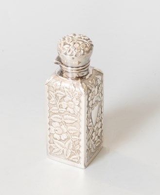 Lot 151 - A Victorian Silver Mounted Scent-Bottle, the...