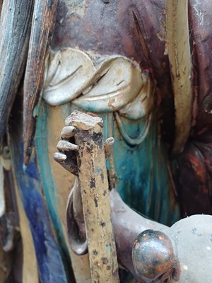 Lot 53 - A Chinese Architectural Tile Panel, in Ming...