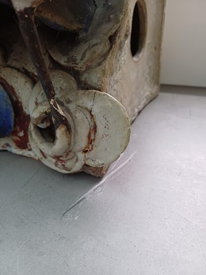 Lot 53 - A Chinese Architectural Tile Panel, in Ming...