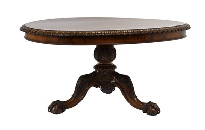 Lot 429 - A Regency Rosewood Circular Dining Table,...