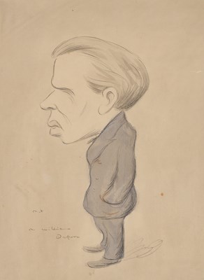 Lot 1002 - Sir Max Beerbohm NEAC, NPS (1872-1956)...