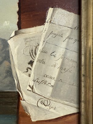 Lot 1058 - Carlo Corsetti (19th Century) Italian Trompe l'...