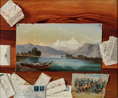 Lot 1058 - Carlo Corsetti (19th Century) Italian Trompe l'...