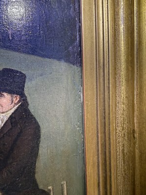 Lot 1065 - British School (19th Century) "Fight between...