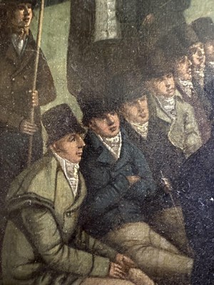 Lot 1065 - British School (19th Century) "Fight between...