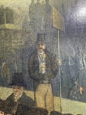 Lot 1065 - British School (19th Century) "Fight between...