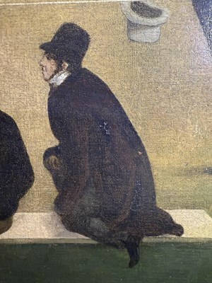 Lot 1065 - British School (19th Century) "Fight between...