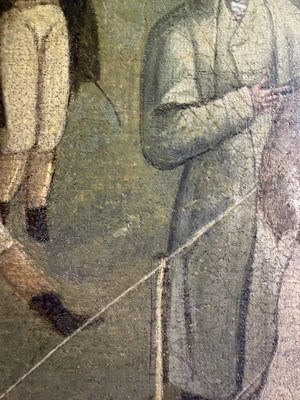 Lot 1065 - British School (19th Century) "Fight between...