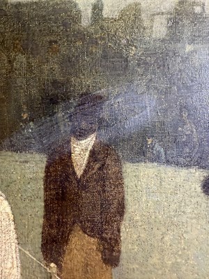 Lot 1065 - British School (19th Century) "Fight between...