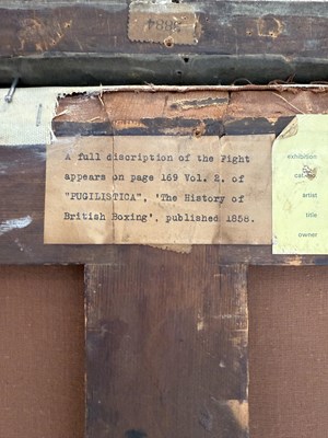 Lot 1065 - British School (19th Century) "Fight between...