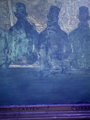 Lot 1065 - British School (19th Century) "Fight between...