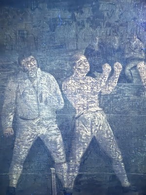 Lot 1065 - British School (19th Century) "Fight between...