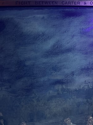 Lot 1065 - British School (19th Century) "Fight between...