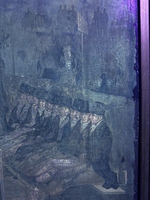 Lot 1065 - British School (19th Century) "Fight between...