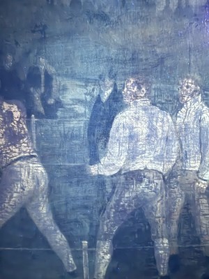 Lot 1065 - British School (19th Century) "Fight between...