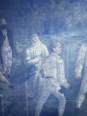 Lot 1065 - British School (19th Century) "Fight between...