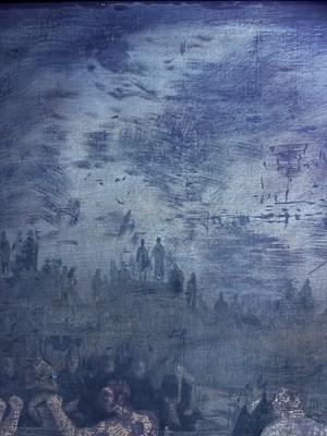 Lot 1065 - British School (19th Century) "Fight between...