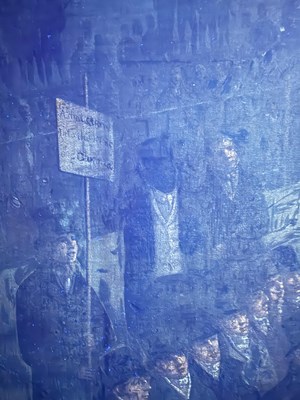 Lot 1065 - British School (19th Century) "Fight between...