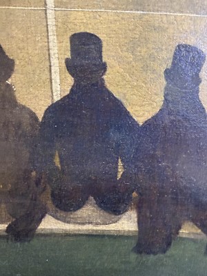 Lot 1065 - British School (19th Century) "Fight between...