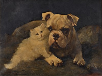 Lot 1050 - Lillian Cheviot (1876-1936) "An Old Man's...