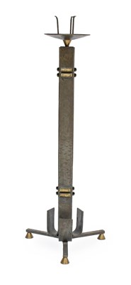Lot 609 - A 1980s Floor Standing Wrought-Iron Torchere,...
