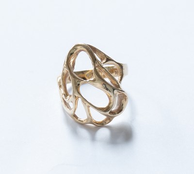 Lot 332 - An Abstract Ring, of yellow openwork design,...