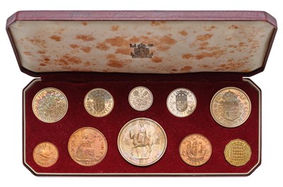 Lot 388 - Elizabeth II, 'Coronation' Proof Set 1953, 10...