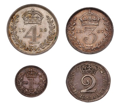 Lot 81 - Assorted Maundy Oddments, comprising: George...