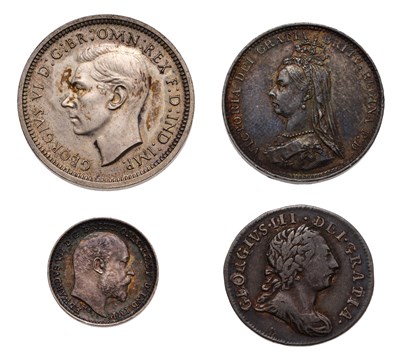 Lot 81 - Assorted Maundy Oddments, comprising: George...