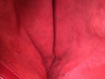 Lot 1038 - Gucci Crossbody Red Leather Bag, with...