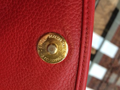 Lot 1038 - Gucci Crossbody Red Leather Bag, with...