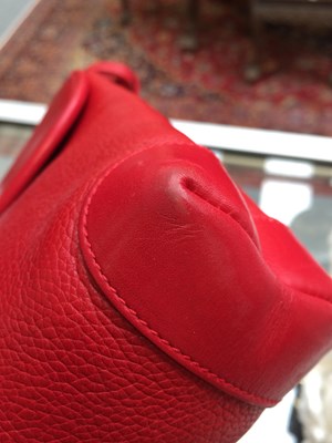 Lot 1038 - Gucci Crossbody Red Leather Bag, with...